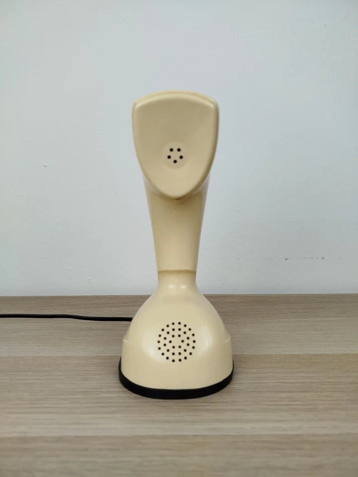 Telefono Disco Ericsson Ericofon Cobra Vintage Epoca Anni 50 Bianco Gösta Thames