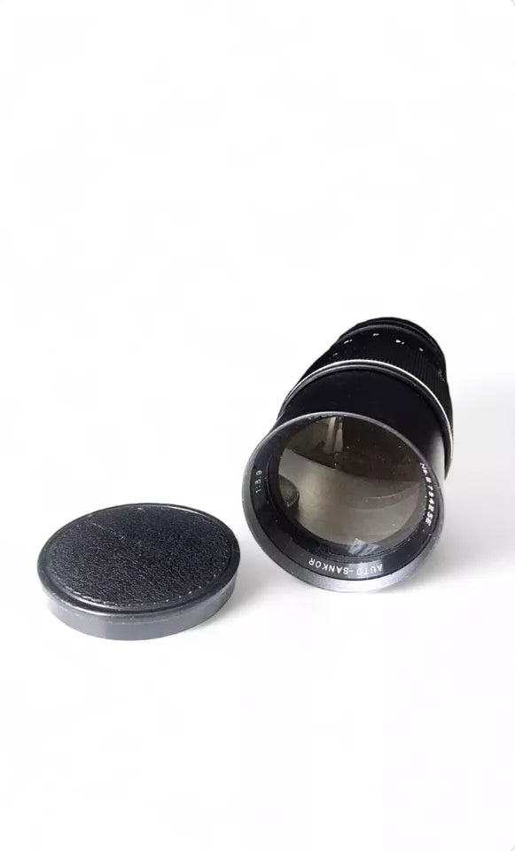 Obiettivo Auto Sankor Lens Made In Japan 200mm Compatibile Fotocamere Coperchio