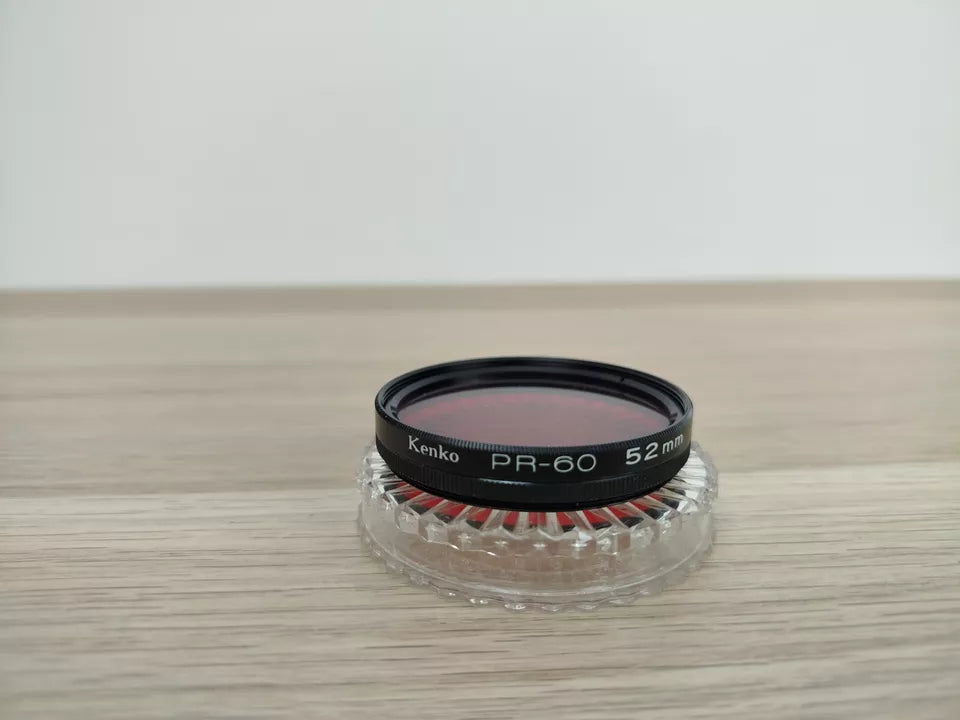 Filtro Fotografico Kenko PR-60 52mm Japan Viola Per Fotocamera Analogica Vintage