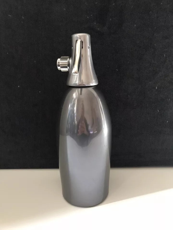 Seltz Sifone Autoseltz SACCAB Vintage Epoca Grigio Design Sergio Asti Milano