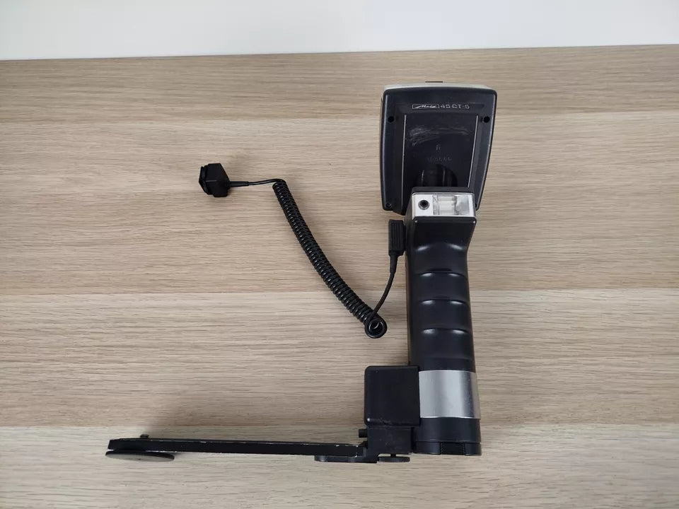 Unità Flash Esterna Metz 45 CT-5 Vintage Anni 80 Con Battery Pack E Istruzioni