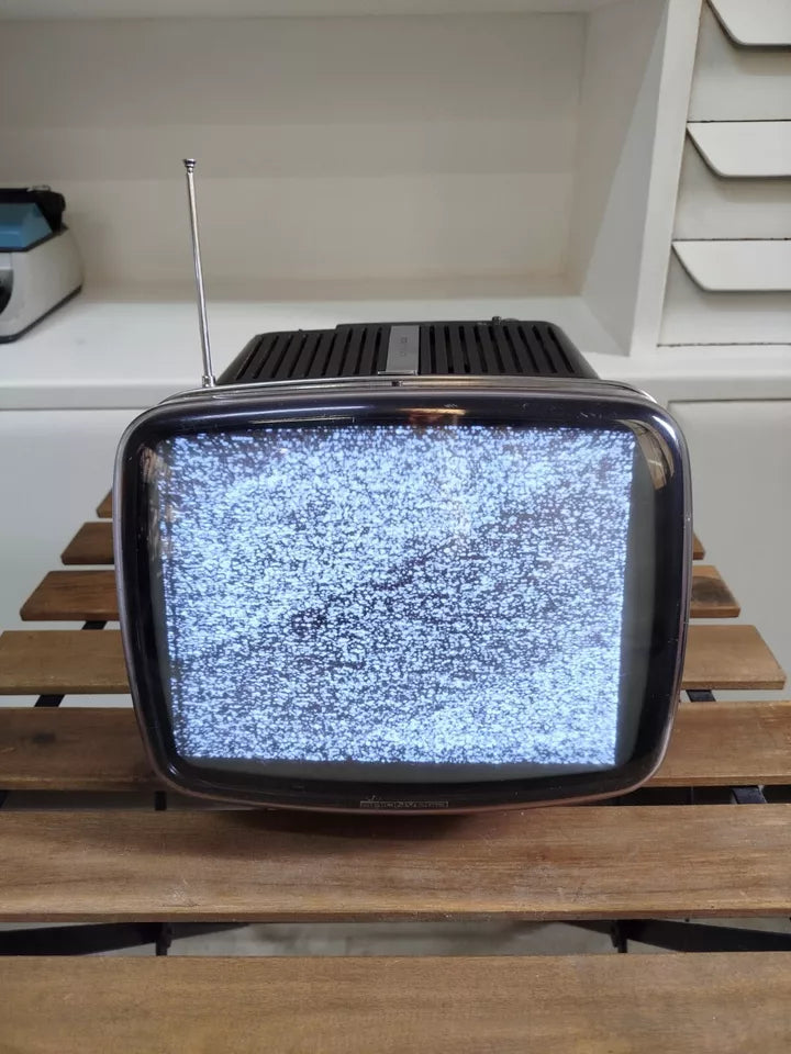 Televisore Brionvega Algol 11" Prima Serie Design Zanuso Sapper Vintage Nero