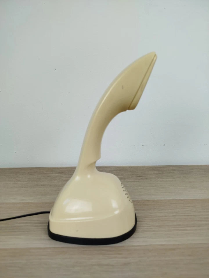 Telefono Disco Ericsson Ericofon Cobra Vintage Epoca Anni 50 Bianco Gösta Thames