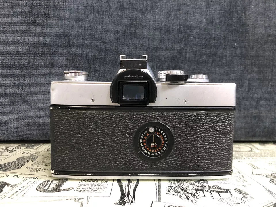 Fotocamera Analogica Minolta SR T 101 Vintage Anni 60 Reflex Corpo E Manuale Uso