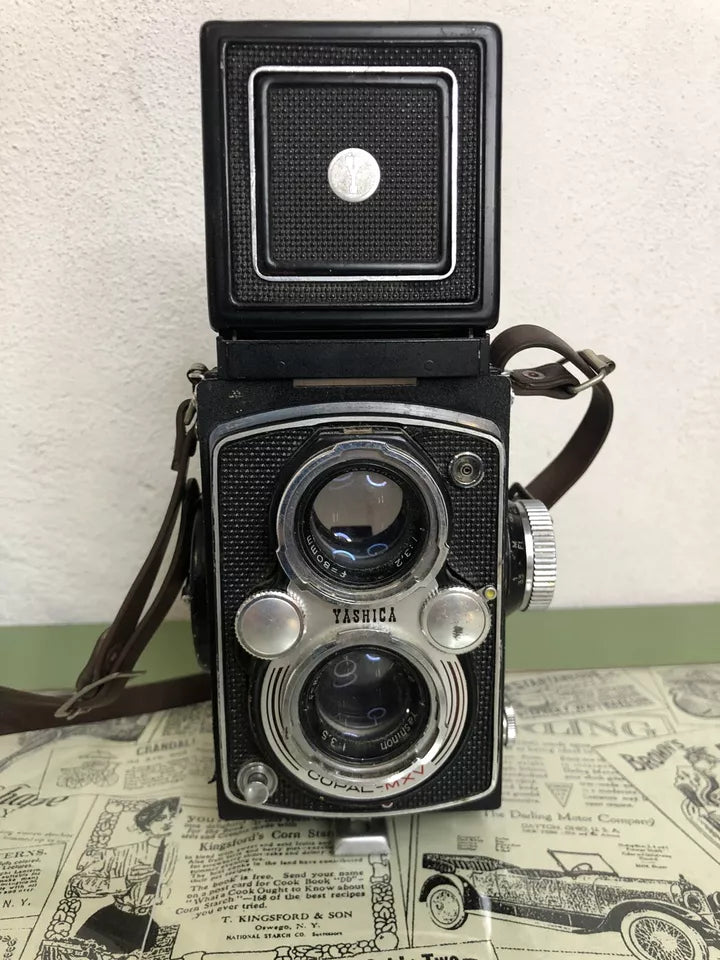 Fotocamera Biottica Yashica MAT EM Obiettivo Copal MXV Macchina Fotografica TLR