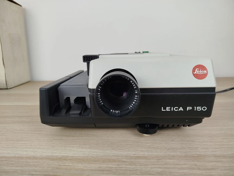 Proiettore Diapositive Leica P 150 Made In Germany Vintage Scatola E Istruzioni