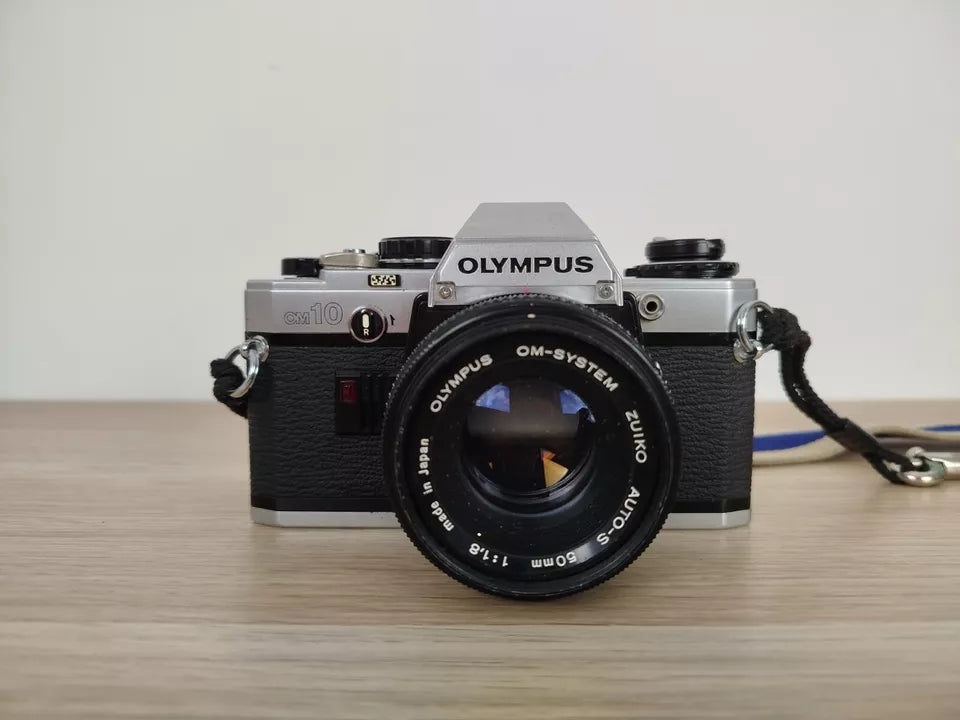 Fotocamera Analogica Reflex Olympus OM 10 35 MM Analogica Con Obiettivo Olympus