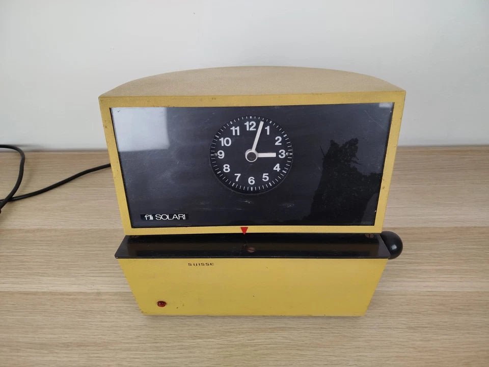 Timbracartellini Ekton 51/LL 220V F.lli Solari Vintage Epoca 70 Ennio Chiggio