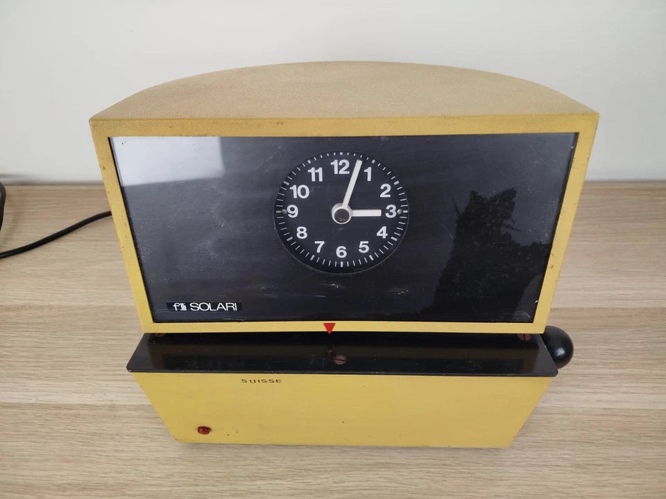 Timbracartellini Ekton 51/LL 220V F.lli Solari Vintage Epoca 70 Ennio Chiggio