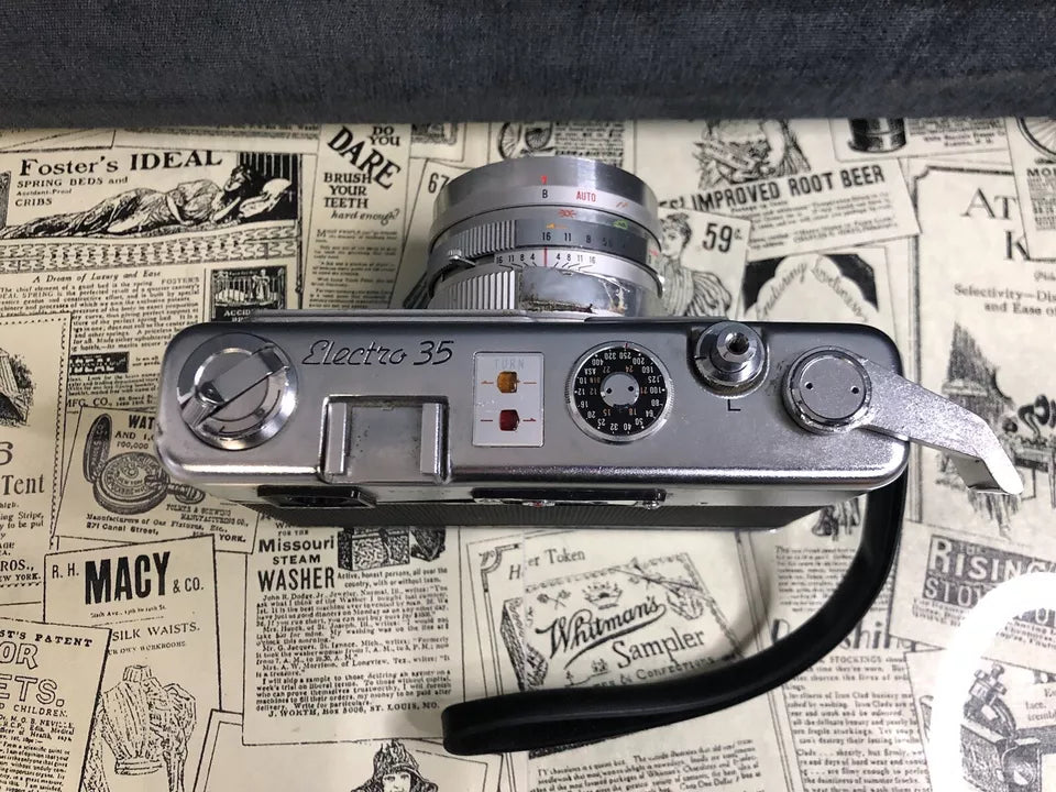Fotocamera Yashica Electro 35 Obiettivo Yashinon Custodia Yashikor Telemetro