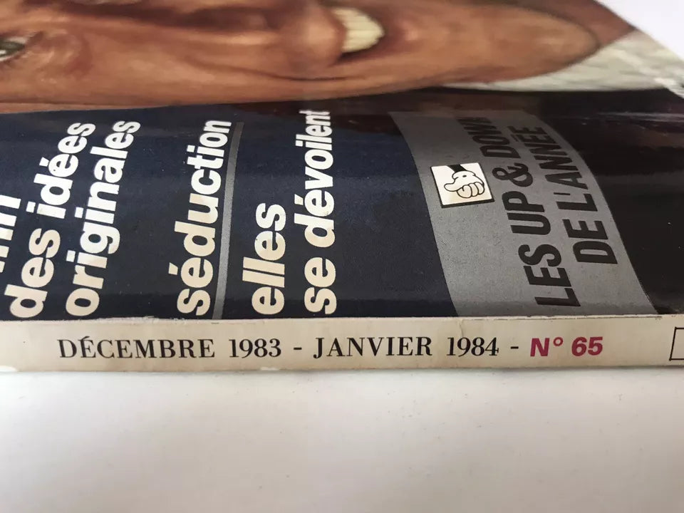 Hommes Vogue Dic1983 Gen1984 Mel Gibson Cover Magazine Rivista Uomo Moda Francia
