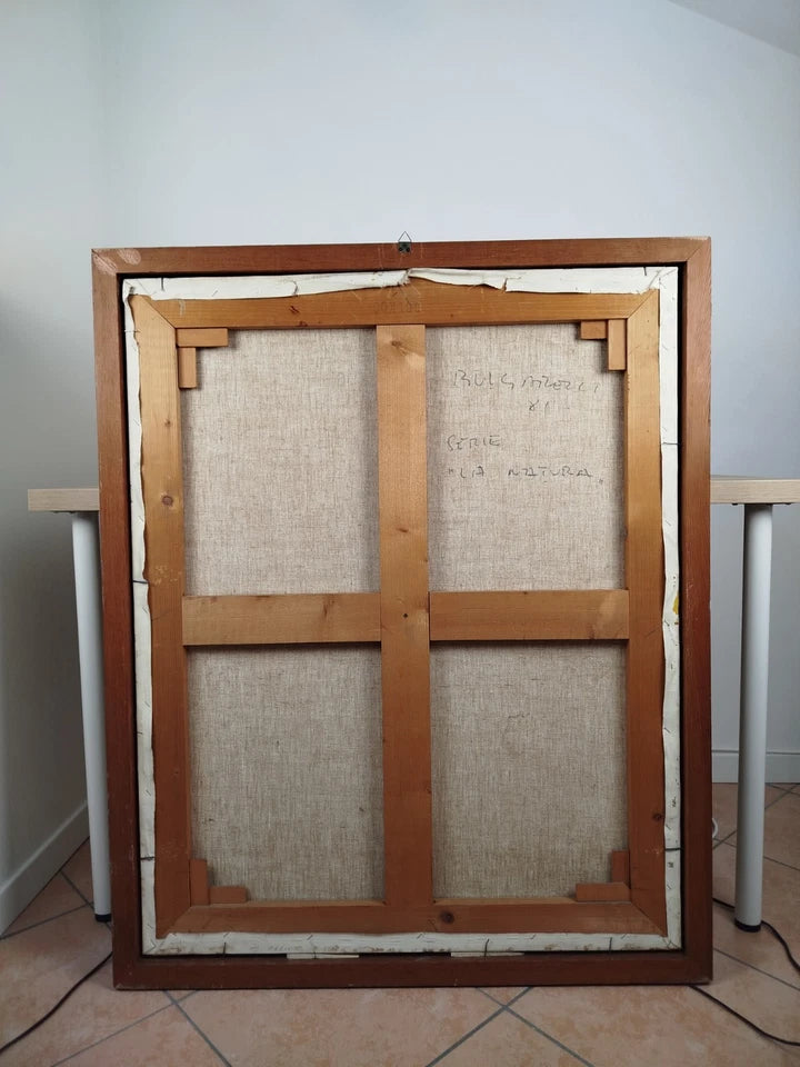 Quadro Lucio Bulgarelli Serie La Natura Anni 80 Pittore Vicentino Astrattista