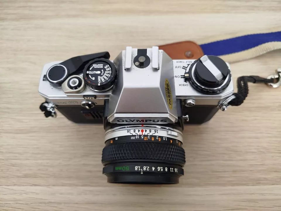 Fotocamera Analogica Reflex Olympus OM 10 35 MM Analogica Con Obiettivo Olympus