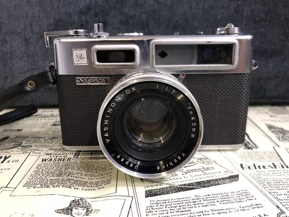 Fotocamera Yashica Electro 35 Obiettivo Yashinon Custodia Yashikor Telemetro