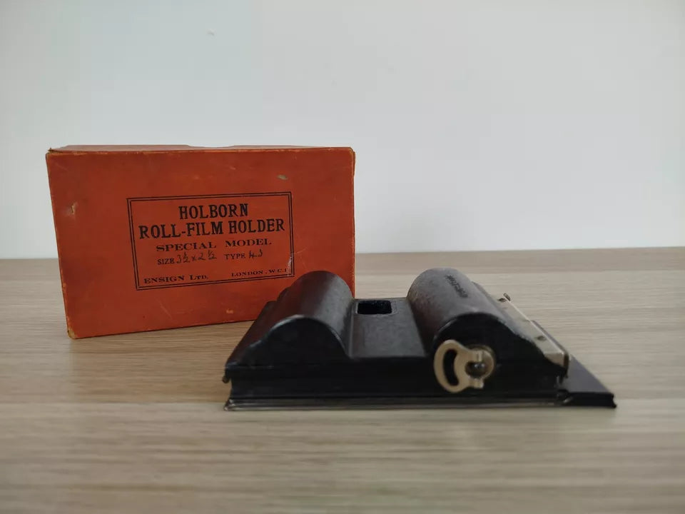 Ensign Ltd. Holborn Roll Film Holder Rollex Patent Sviluppo Pellicola Portapellicola