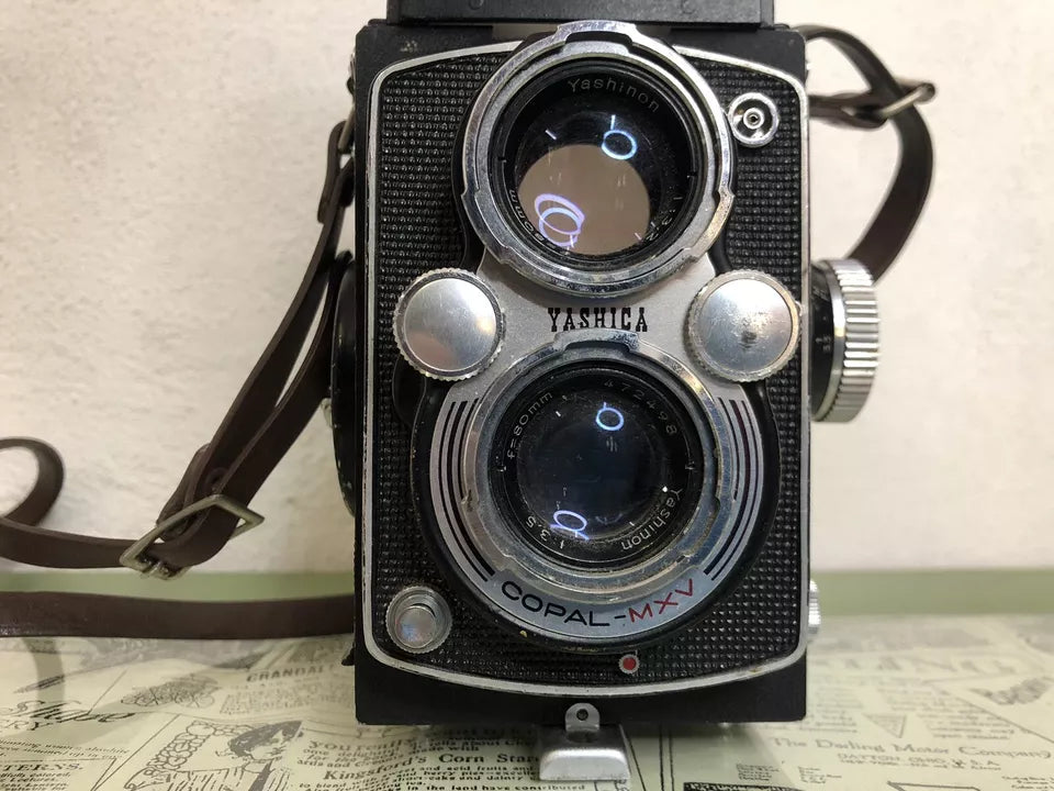 Fotocamera Biottica Yashica MAT EM Obiettivo Copal MXV Macchina Fotografica TLR