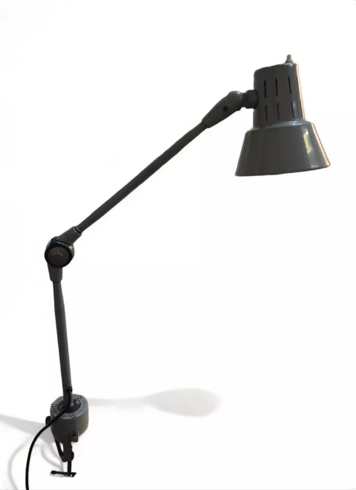 Lampada Emmedi Sordio Milano Snodabile Industriale Regolabile Morsetto Officina