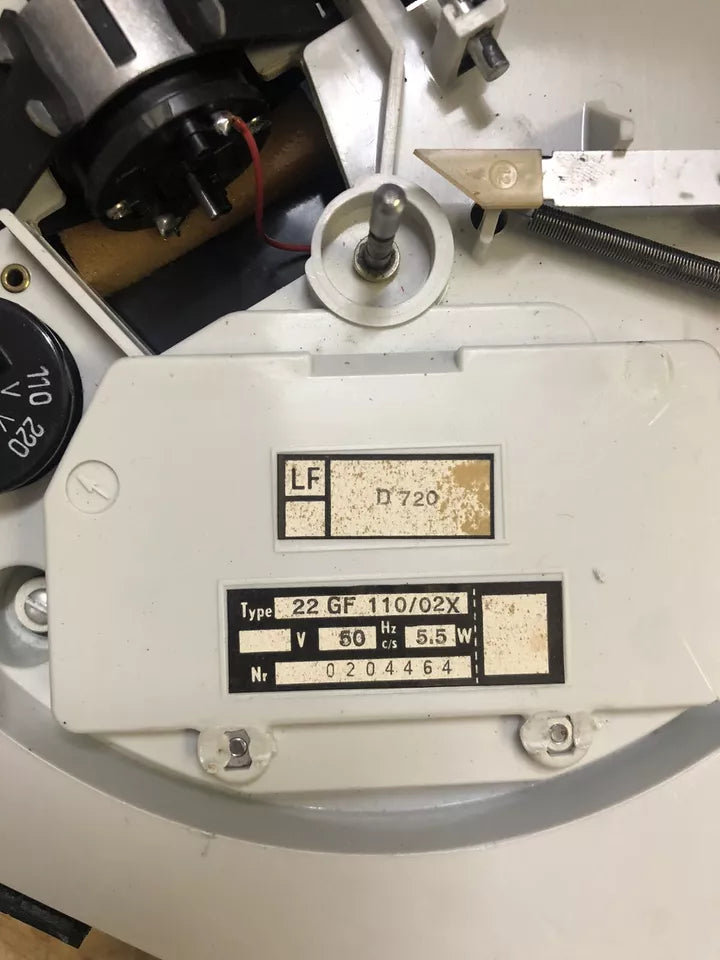 Giradischi Portatile Fonovaligia Philips 22GF 110/02X Vintage Epoca Anni 70 Nero
