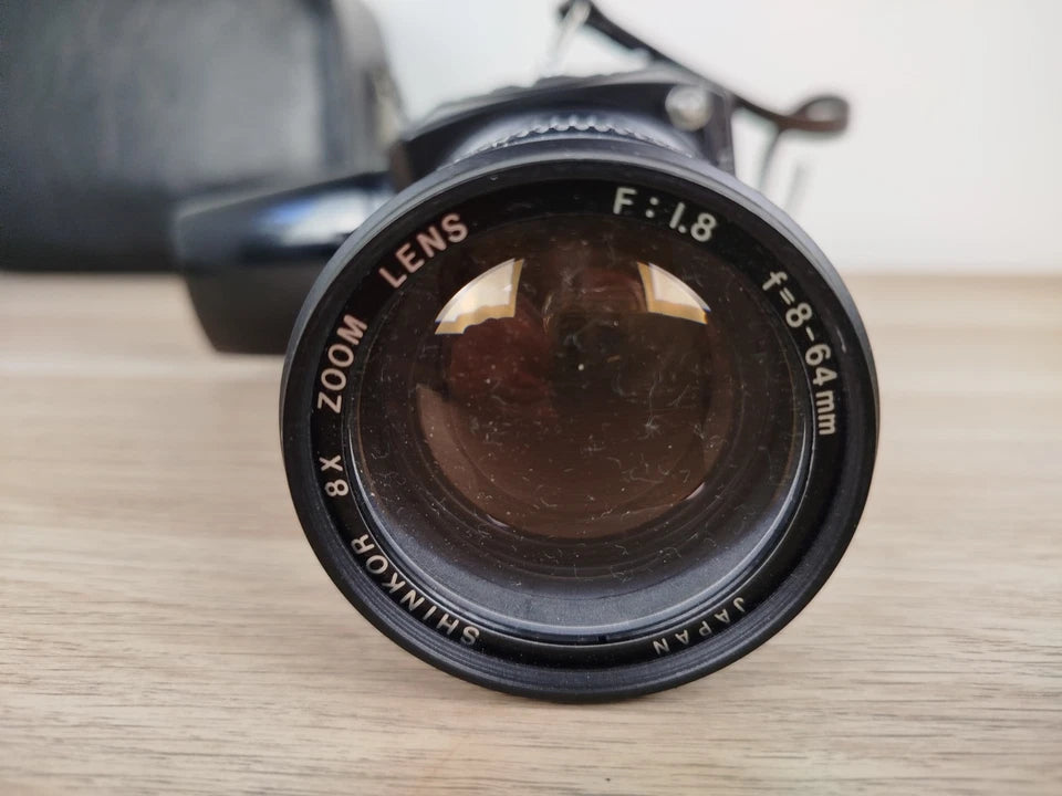Cinepresa Super 8 Nalcom FTL Model 800 Vintage Con Custodia E Istruzioni Synchro