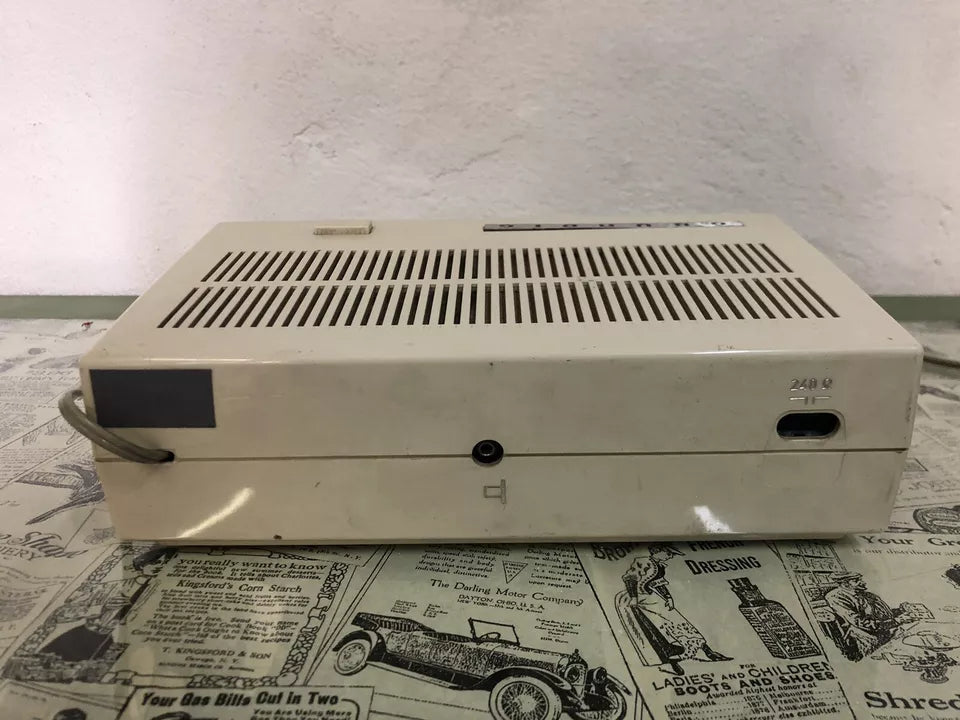 Radio Sveglia Analogica Grundig Sono Clock Bianca Vintage 70 Pezzi Di Ricambio