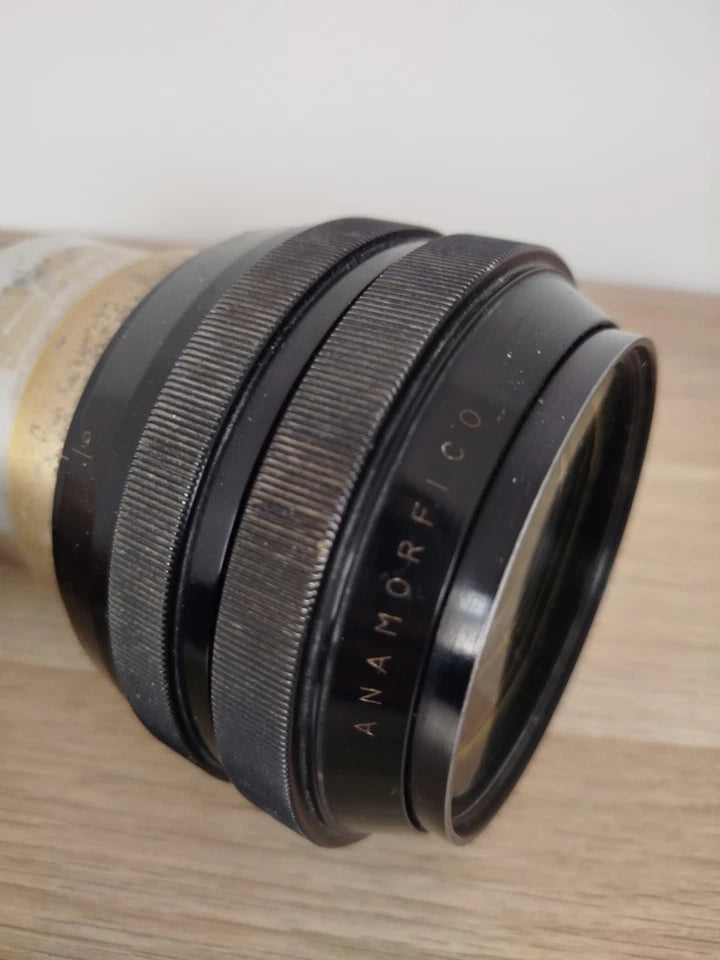 Obiettivo Anamorfico Optical Iper Proiectar N.55012 2X Vintage Cinema Fotografia
