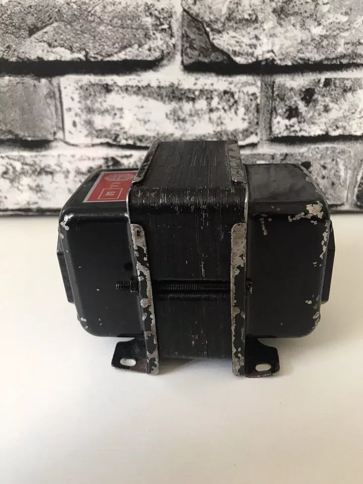 Trasformatore Vintage Rega Lux VA 50 Nero In Metallo Nero Epoca 8/12/24 Volt