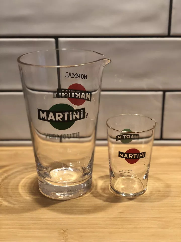 Martini Vermouth Coppia Dosatori Cocktail Vintage Mix Dry Normal Per Bicchieri