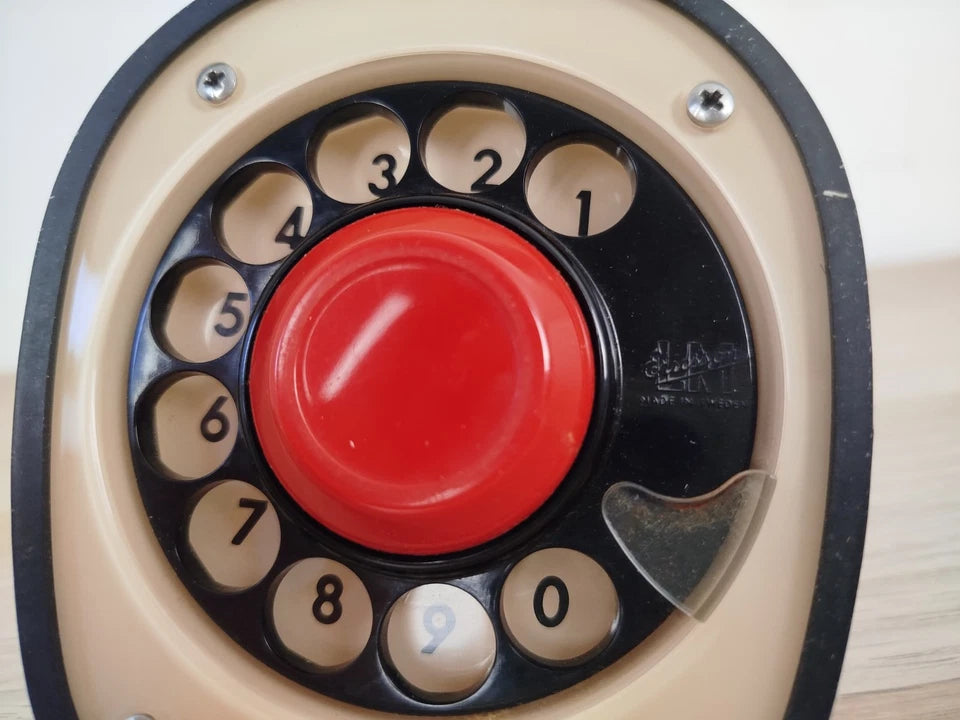 Telefono Disco Ericsson Ericofon Cobra Vintage Epoca Anni 50 Rosso Gösta Thames