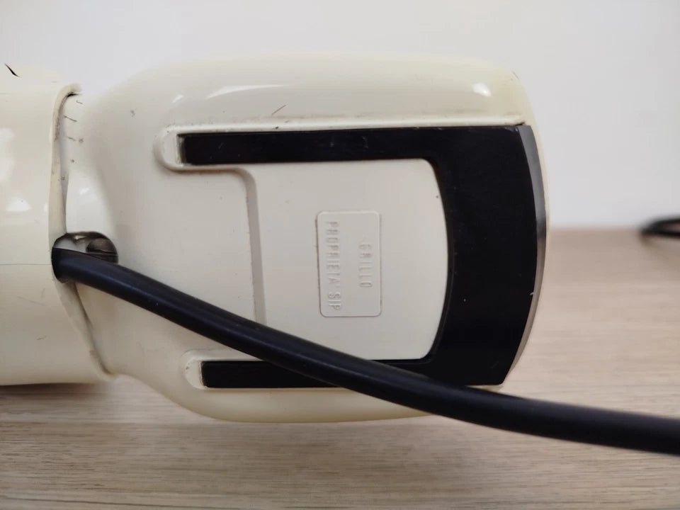 Telefono Grillo Vintage Epoca Anni 60 Design Zanuso Sapper Bianco Siemens Auso