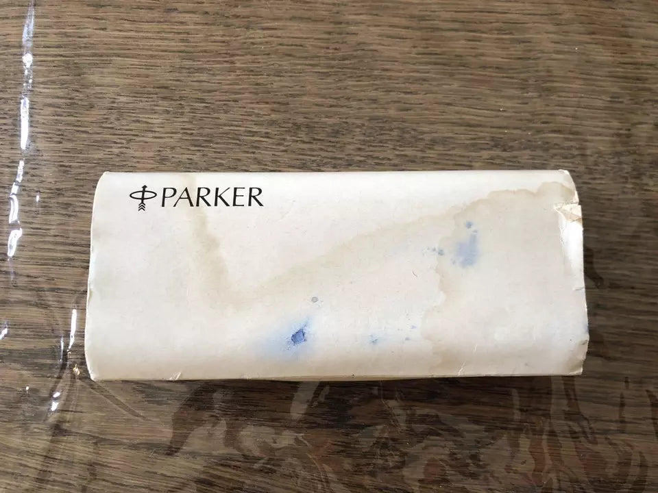 Penna Parker 25 Roller Ball Vintage Custodia Refil E Certificato Di Origine