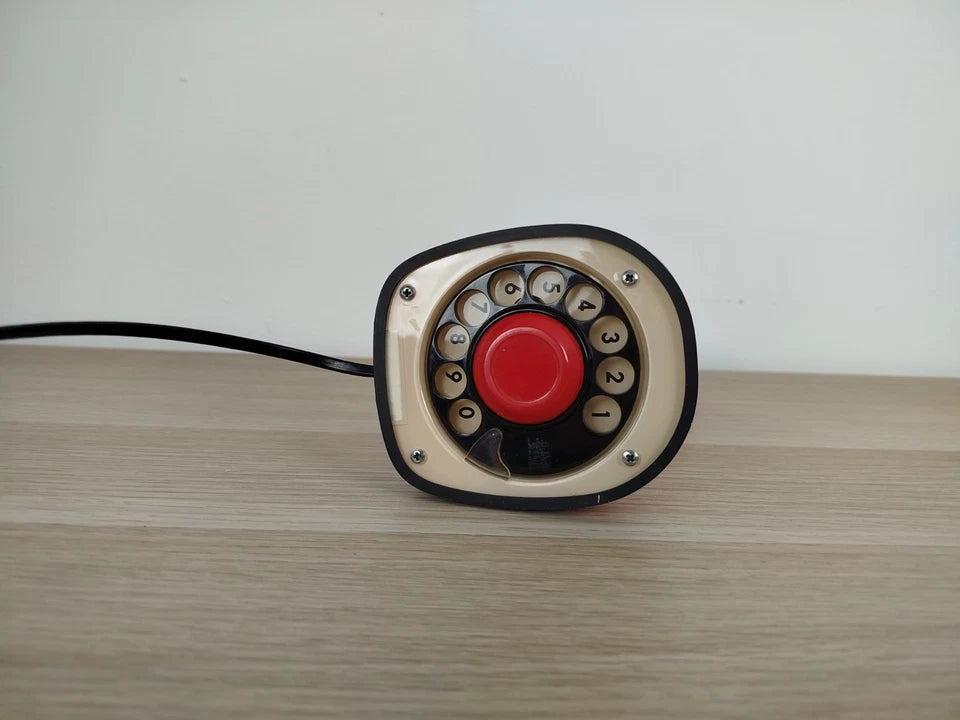 Telefono Disco Ericsson Ericofon Cobra Vintage Epoca Anni 50 Rosso Gösta Thames