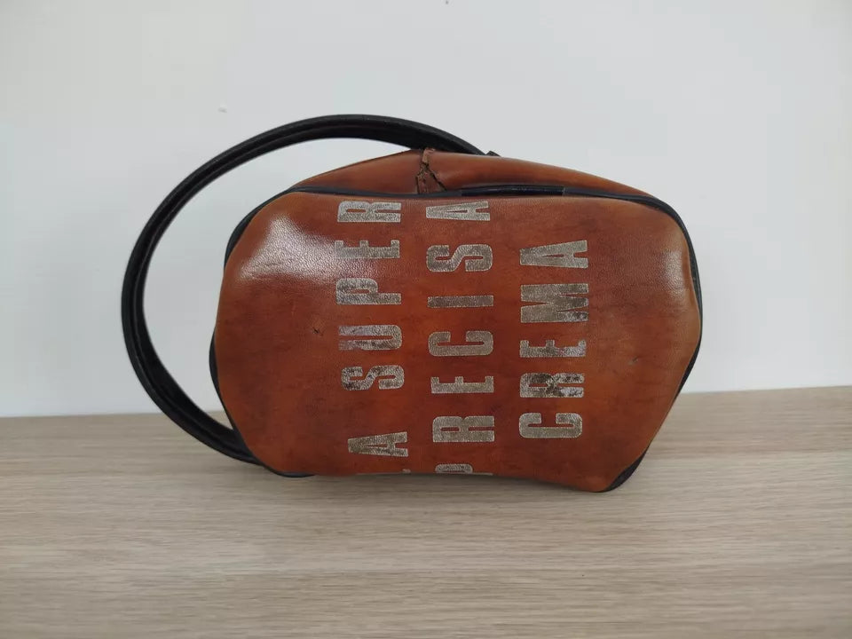 2 Coppia Di Bocce Vintage La Super Precisa Crema Con Custodia E Pezzuola Epoca
