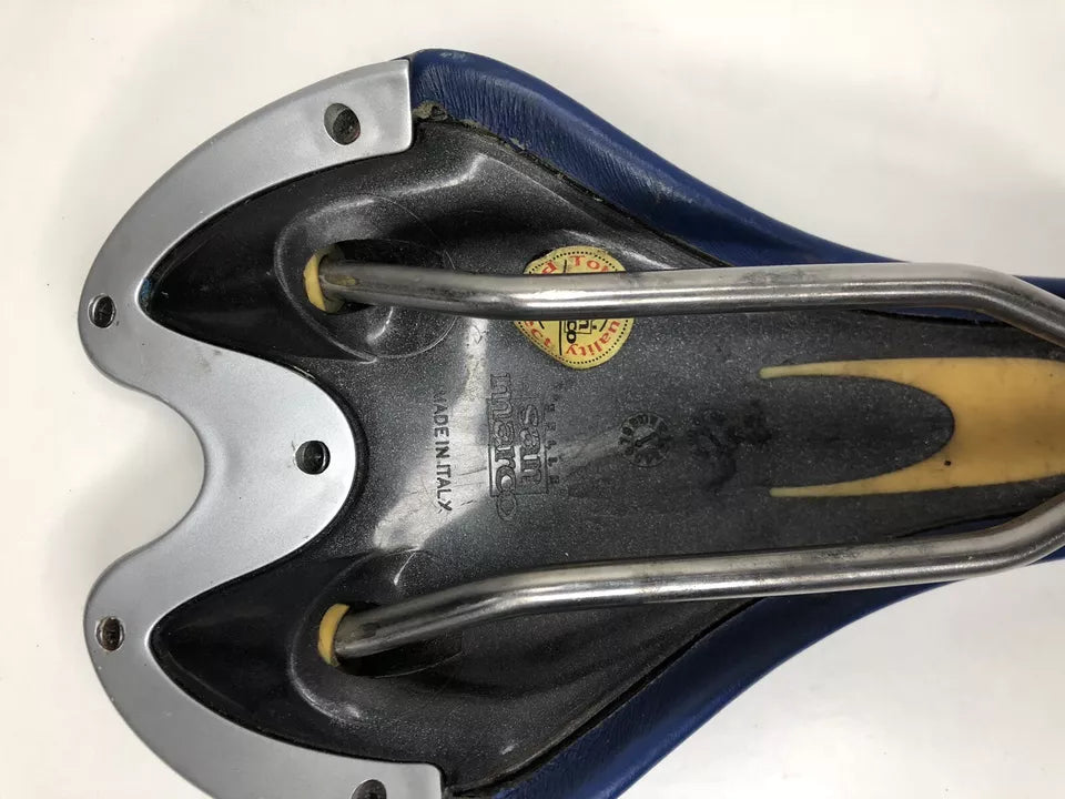 Sellino Per Bicicletta Da Corsa Selle San Marco Azzurro Blu Made In Italy Aspide