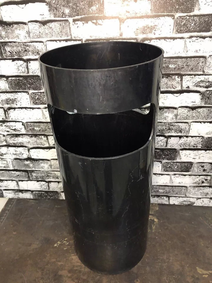 Portaombrelli Kartell Modello 4610-50 Design Gino Colombini Vintage Anni 70 Nero