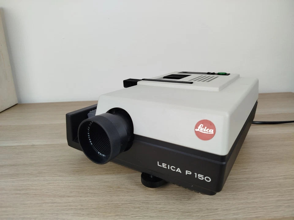 Proiettore Diapositive Leica P 150 Made In Germany Vintage Scatola E Istruzioni