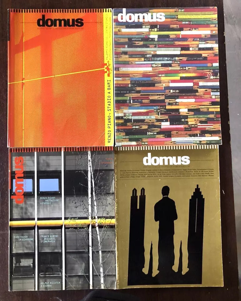Lotto Stock 4 Riviste Domus Design Architettura Magazine Arte Storia Gio Ponti