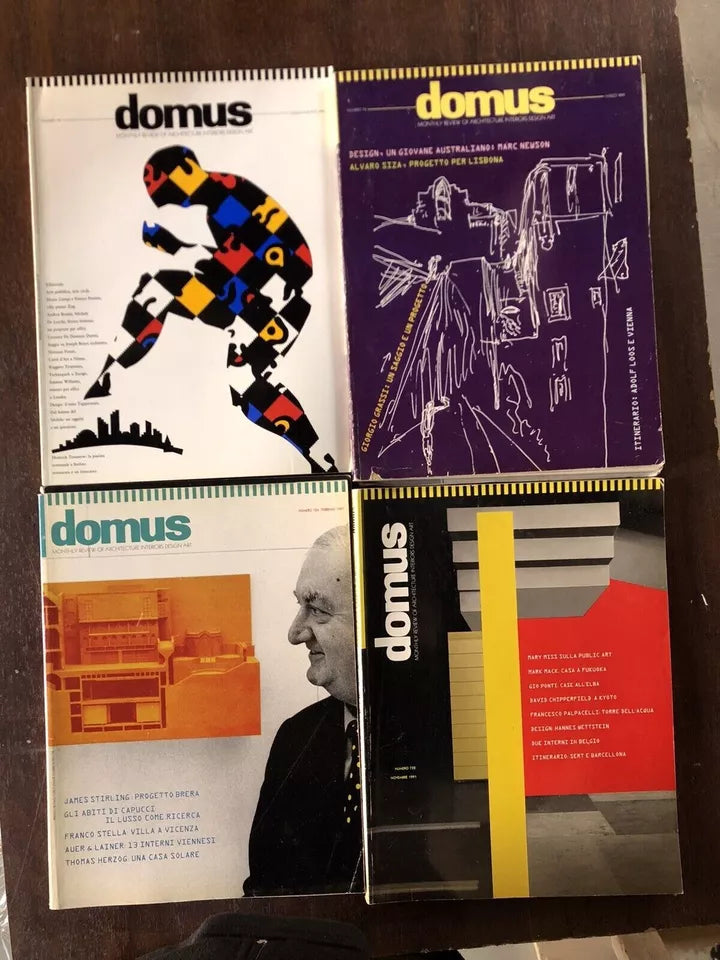 Lotto Stock 4 Riviste Domus Design Architettura Magazine Arte Storia Gio Ponti