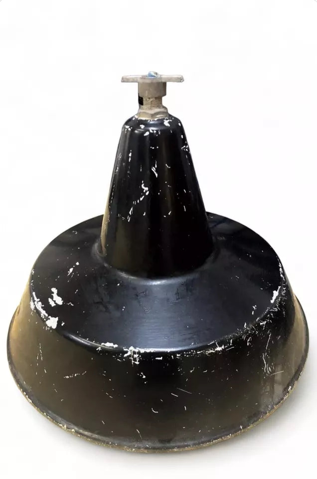 Lampada Industriale A Sospensione Soffitto Vintage Nero Cappello Di Strega