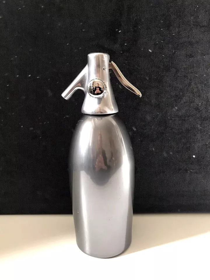 Seltz Sifone Autoseltz SACCAB Vintage Epoca Grigio Design Sergio Asti Milano