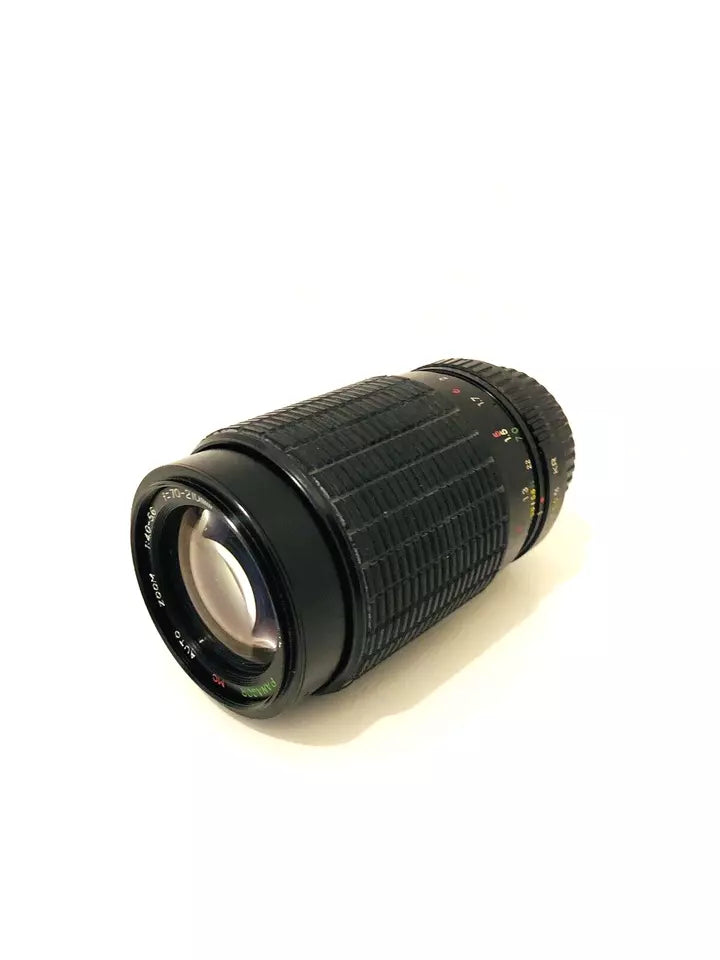 Obiettivo Panagor Auto Zoom 1:40-56 F=70-210mm N.874712 Colore Nero
