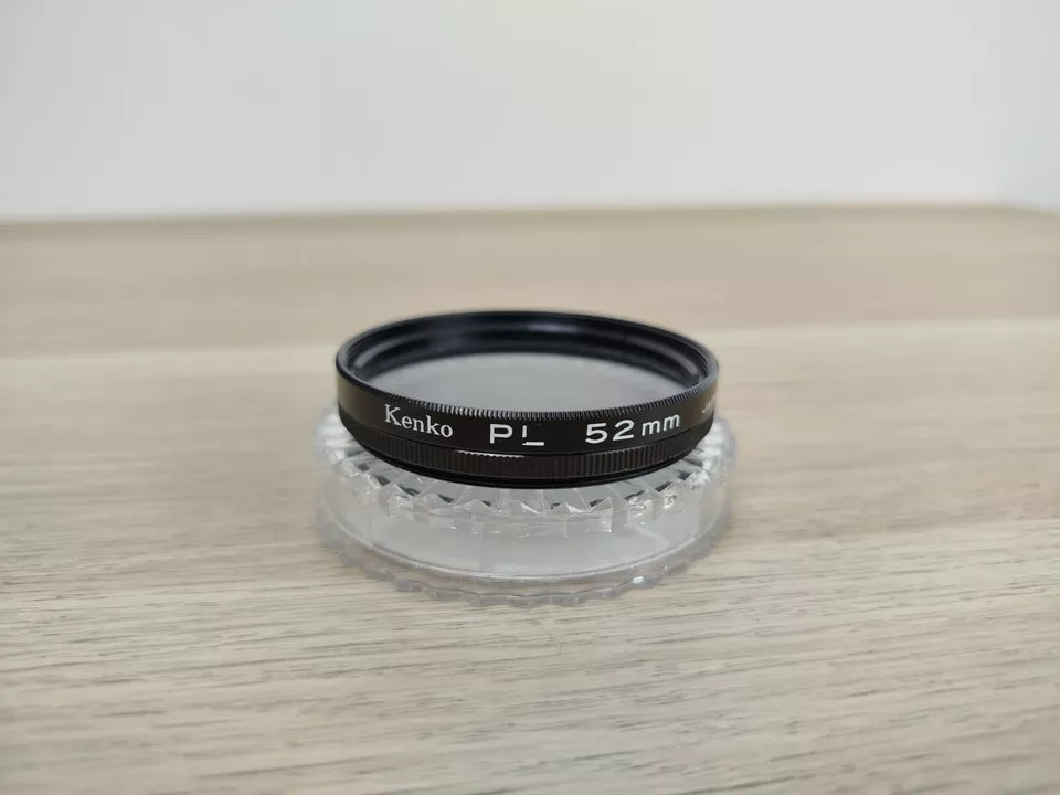 Filtro Fotografico Kenko PL 52mm Nero Per Fotocamera Analogica