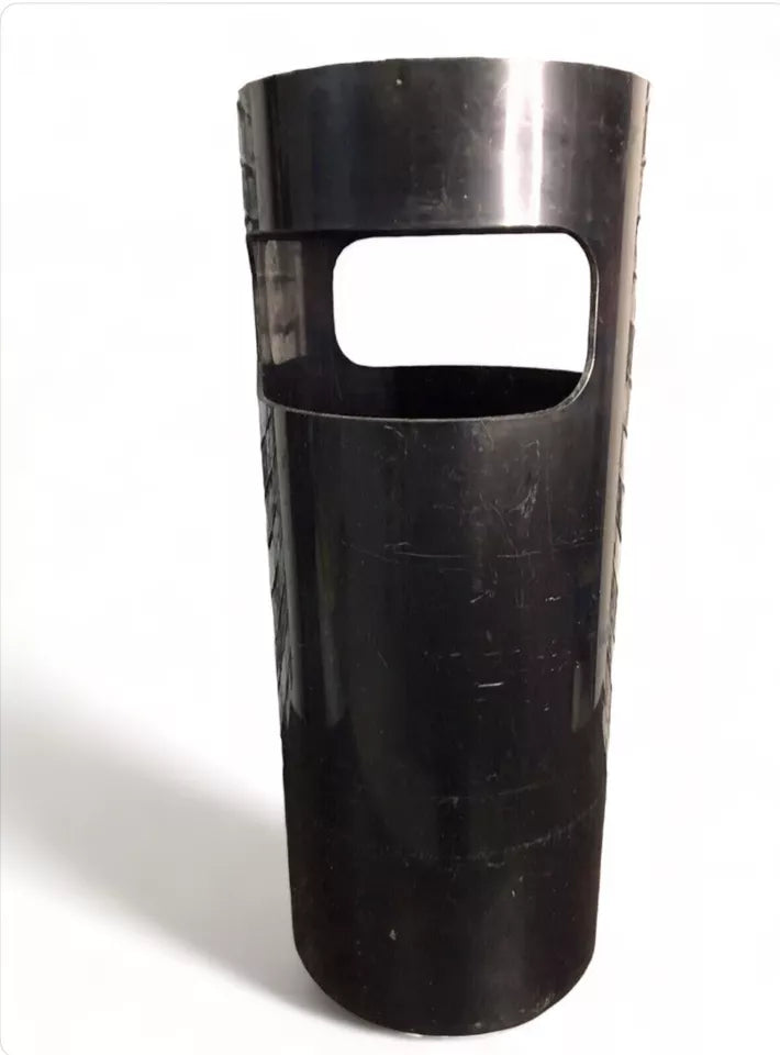 Portaombrelli Kartell Modello 4610-50 Design Gino Colombini Vintage Anni 70 Nero