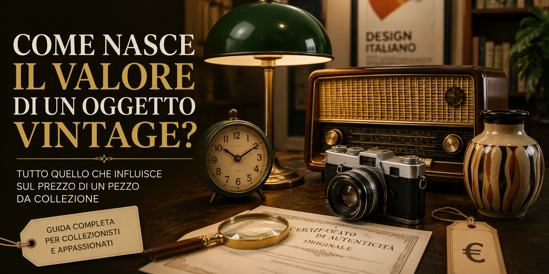 Come nasce il valore di un oggetto vintage? Tutto quello che influisce sul prezzo di un pezzo da collezione