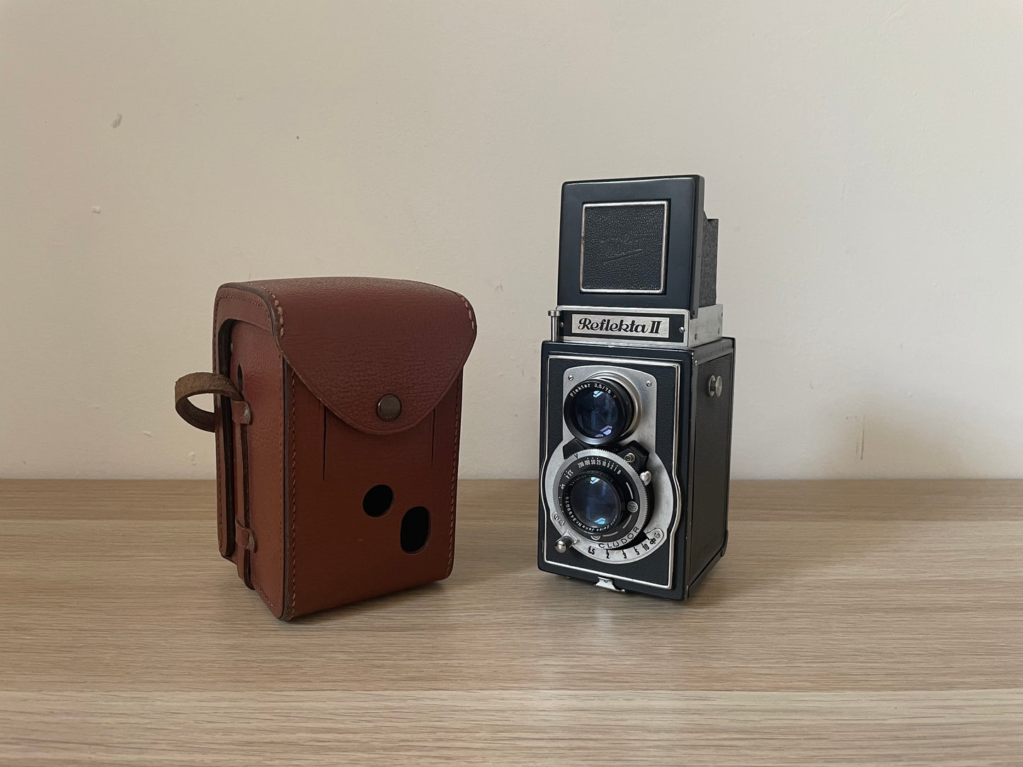 Fotocamera Biottica Reflekta II Vintage Germania Est Epoca Anni 50 6x6 TLR