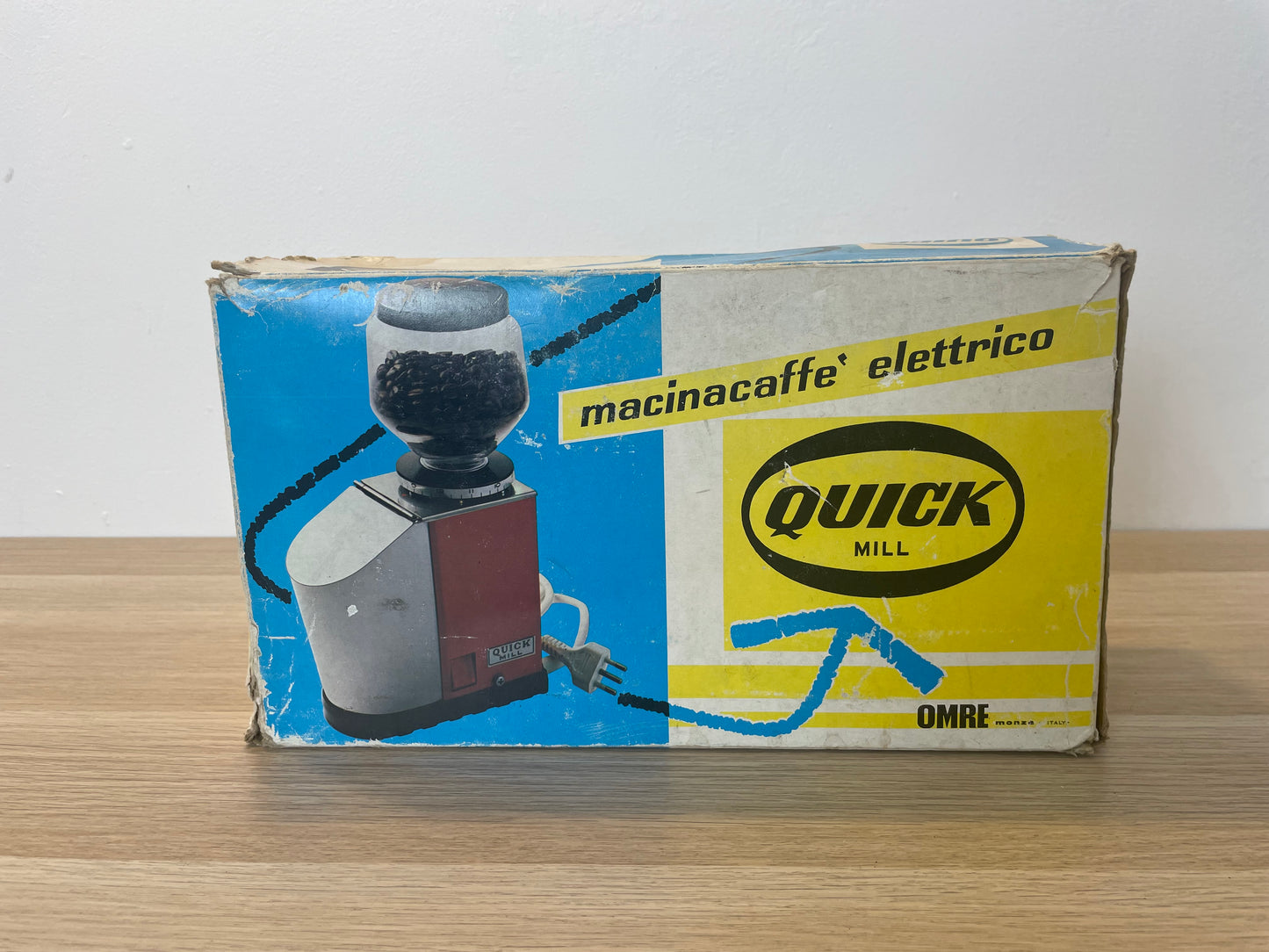 Macina Caffè Elettrico Calipso Quick Mill Vintage Epoca Anni 60 Con Scatola