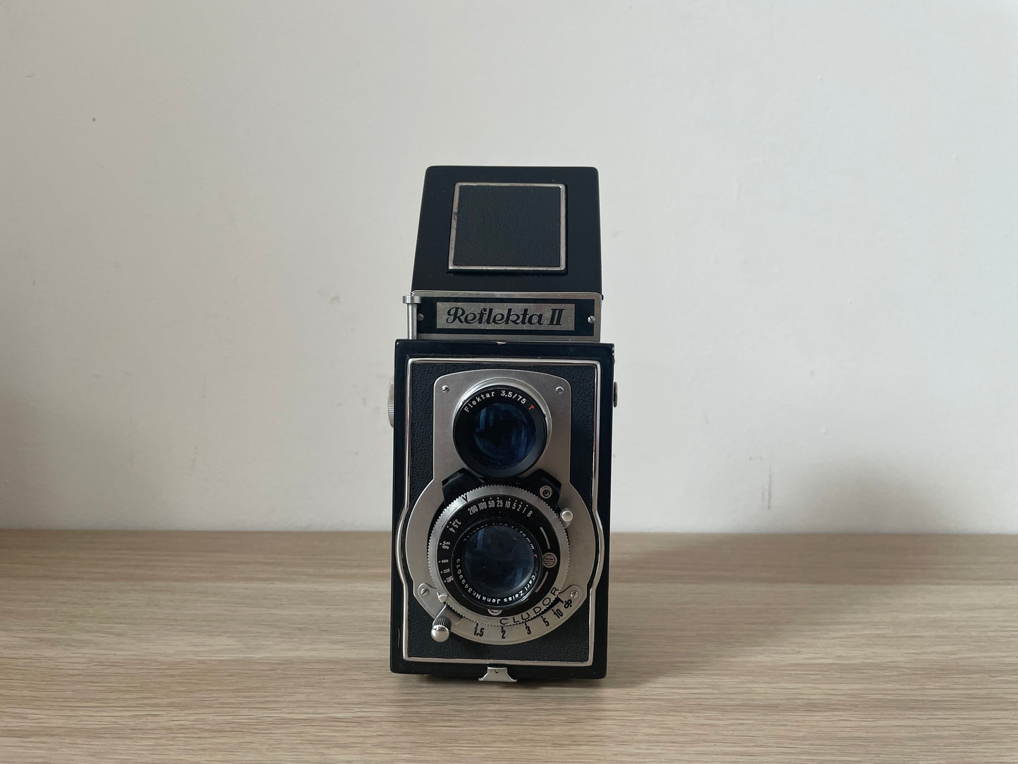 Fotocamera Biottica Reflekta II Vintage Germania Est Epoca Anni 50 6x6 TLR