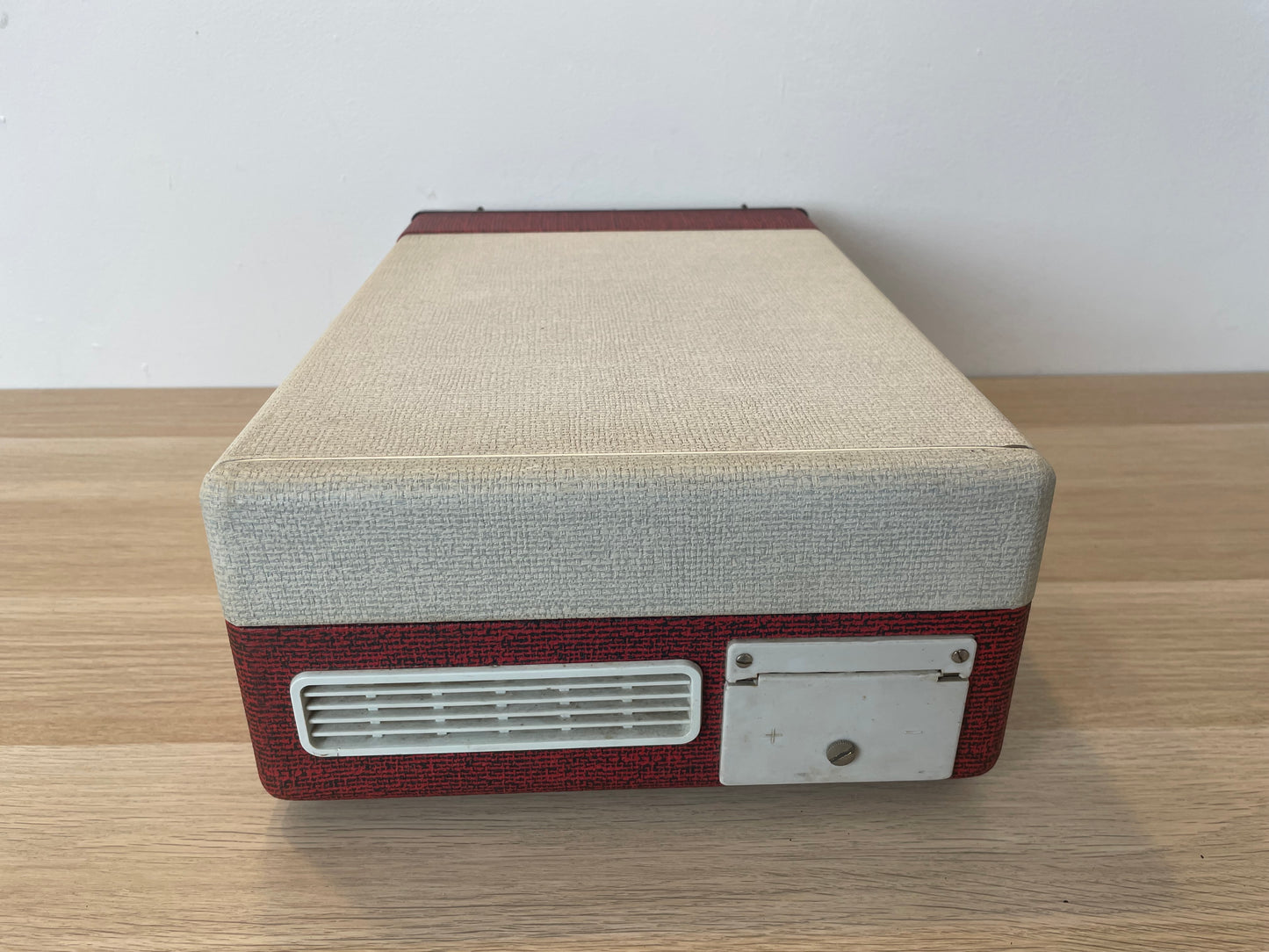 Fonovaligia Philips Giradischi Wilson Vintage Anni 60 Rossa Per Pezzi Ricambio