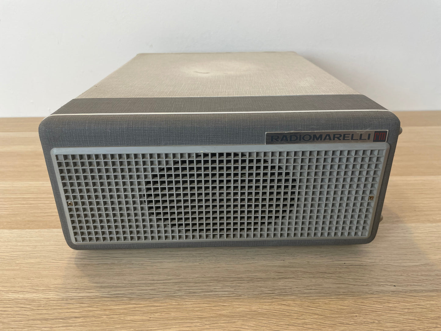 Fonovaligia Radiomarelli VF 14T Vintage Epoca Anni 60 Per Pezzi Di Ricambio Grigio