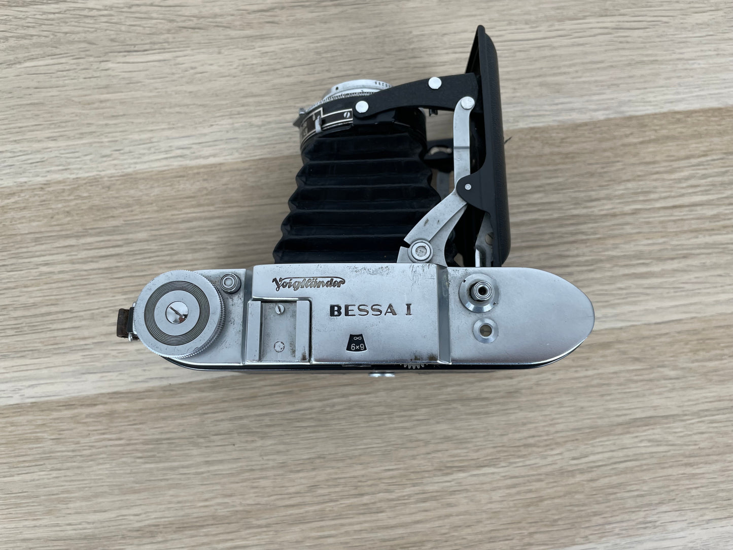 Fotocamera A Soffietto Voigtländer Bessa I 6x9 Epoca Anni 50 Obiettivo Prontor