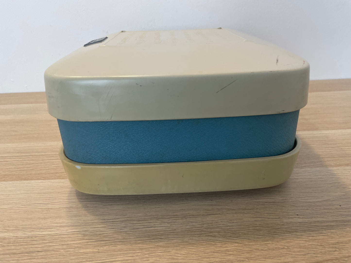 Fonovaligia Lesa LF 470 Vintage Epoca Anni 60 Per Pezzi Di Ricambio Grigia E Blu